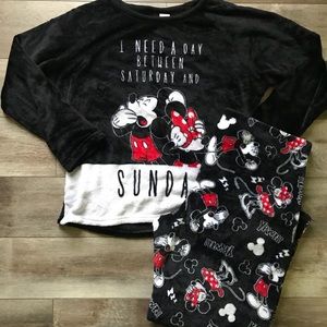 Minnie and Mickey pajama set Plus Size Women 2x